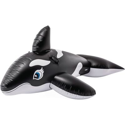 Intex Cavalcabile Orca, Nero/Bianco, 193 x 119 cm Intex Cavalcabile Orca, Nero/Bianco, 193 x 119 cm