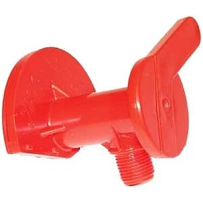 ROLLY TOYS Rubinetto di scarico per canna di liquame, colore: Rosso ROLLY TOYS Rubinetto di scarico per canna di liquame, colore: Rosso