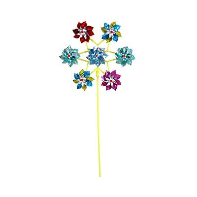 Blue Sky Mulino a vento Gioco all'aperto Multicolore Plastica 50 cm Giocattolo per bambini Gioco estivo Energia eolica Fiore A partire dai 3 anni Blue Sky Mulino a vento Gioco all'aperto Multicolore Plastica 50 cm Giocattolo per bambini Gioco estivo Energia eolica Fiore A partire dai 3 anni