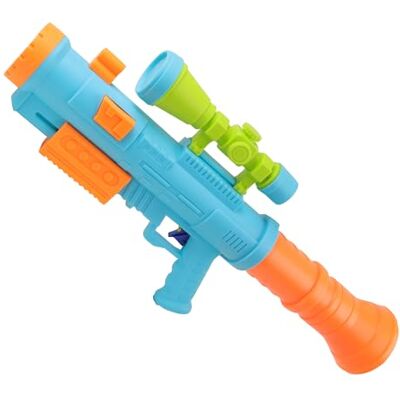 Blue Sky Pistola ad Acqua a Pompa con Mirino Gioco all'Aperto Colore Casuale Plastica 54 cm Per Bambini Gioco in Spiaggia Piscina Annaffiare A Partire dai 3 anni Blue Sky Pistola ad Acqua a Pompa con Mirino Gioco all'Aperto Colore Casuale Plastica 54 cm Per Bambini Gioco in Spiaggia Piscina Annaffiare A Partire dai 3 anni