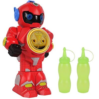 Blue Sky Robot a Bolle Bolle di Sapone Rosso Plastica Giocattolo per Bambini Gioco all'aperto Gioco Estivo 30 cm x 12 cm A partire dai 3 anni Blue Sky Robot a Bolle Bolle di Sapone Rosso Plastica Giocattolo per Bambini Gioco all'aperto Gioco Estivo 30 cm x 12 cm A partire dai 3 anni
