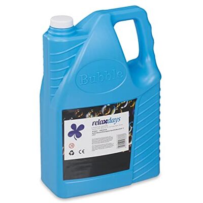 Relaxdays Liquido per Bolle di Sapone, Ricarica da 4 L per Macchine Sparabolle, Pistola Giocattolo, per Bambini, Blu Relaxdays Liquido per Bolle di Sapone, Ricarica da 4 L per Macchine Sparabolle, Pistola Giocattolo, per Bambini, Blu