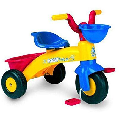 INJUSA Triciclo per bambini Baby Trico MAX, per bambini da 1 a 3 anni, multicolore, con pedali, cestino anteriore e posteriore portaoggetti… INJUSA Triciclo per bambini Baby Trico MAX, per bambini da 1 a 3 anni, multicolore, con pedali, cestino anteriore e posteriore portaoggetti…