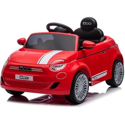 Mondial Toys Macchina Elettrica per Bambini 12V Fiat 500 Auto Giocattolo Full Optional con Telecomando Parentale Soft Start e Cintura di Sicurezza (Rosso) Mondial Toys Macchina Elettrica per Bambini 12V Fiat 500 Auto Giocattolo Full Optional con Telecomando Parentale Soft Start e Cintura di Sicurezza (Rosso)