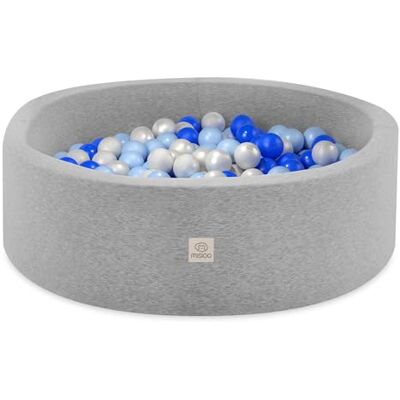 MISIOO Smart Bagno per palline per bambini, 200 palline, giocattolo, lavabile in lavatrice, Öko-Tex 90 x 30 cm MISIOO Smart Bagno per palline per bambini, 200 palline, giocattolo, lavabile in lavatrice, Öko-Tex 90 x 30 cm