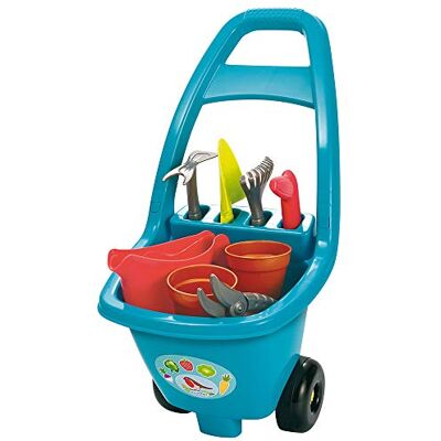 Ecoiffier Jouets 4479 Carrello Attrezzi Utensili da Giardino per Bambini da 18 Mesi Made in France Ecoiffier Jouets 4479 Carrello Attrezzi Utensili da Giardino per Bambini da 18 Mesi Made in France