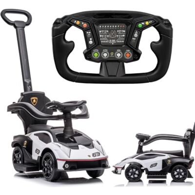 Sun Auto a spinta da 1 anno con maniglione, auto per bambini, auto a spinta Essenza SCV12, Aauto Kinder (Bianco) Sun Auto a spinta da 1 anno con maniglione, auto per bambini, auto a spinta Essenza SCV12, Aauto Kinder (Bianco)