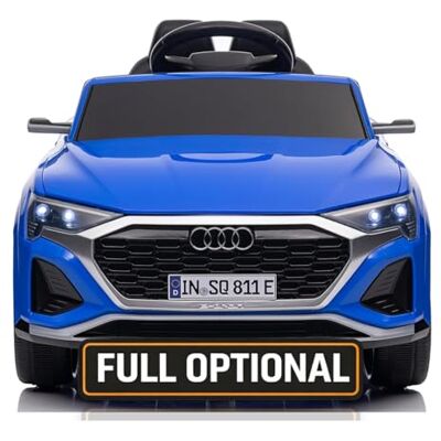 Mondial Toys Auto Elettrica per Bambini Audi SQ8 e-tron Sportback Macchina con Licenza Ufficiale 12V Due Potenti Motori Telecomando Cintura di Sicurezza 5 Punti Porte Apribili Luci LED Musica MP3 Blu Mondial Toys Auto Elettrica per Bambini Audi SQ8 e-tron Sportback Macchina con Licenza Ufficiale 12V Due Potenti Motori Telecomando Cintura di Sicurezza 5 Punti Porte Apribili Luci LED Musica MP3 Blu