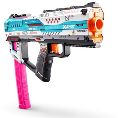 XSHOT Skin Pro Series Fury-X by Zuru (40 freccette), pistola XSHOT Skin Pro Series Fury-X by Zuru (40 freccette), pistola