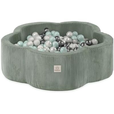 MISIOO Piscina di palline per bambini, 95 x 30 cm, 400 palline (6 cm), giocattolo per bambini a partire da 1 anno, perfetto per bambini piccoli e divertimento MISIOO Piscina di palline per bambini, 95 x 30 cm, 400 palline (6 cm), giocattolo per bambini a partire da 1 anno, perfetto per bambini piccoli e divertimento