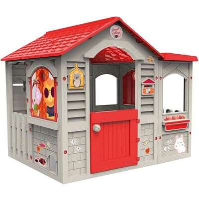 Chicos Grand Cottage XL Casetta per bambini Casetta da giardino per bambini dai 2 anni in su Resistente e durevole Casetta () Chicos Grand Cottage XL Casetta per bambini Casetta da giardino per bambini dai 2 anni in su Resistente e durevole Casetta ()