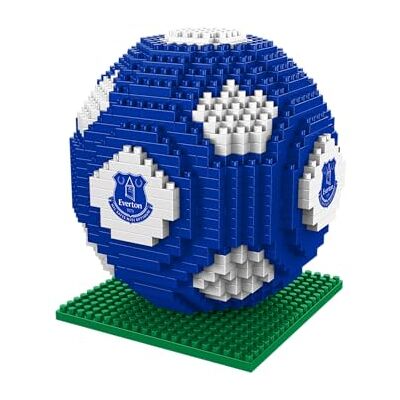 FOCO Con licenza ufficiale Everton FC modello di pallone da calcio BRXLZ da costruire con mattoncini 3D FOCO Con licenza ufficiale Everton FC modello di pallone da calcio BRXLZ da costruire con mattoncini 3D