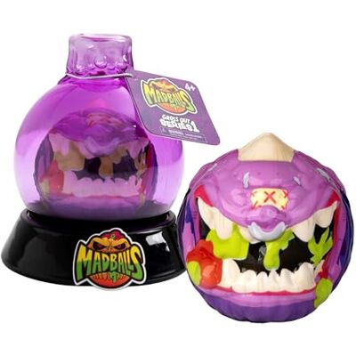 Bizak Madballs Pozione Magica, Palline Mostruose con Design Raccapricciante, saltano fino a 3 m, Barca Viola Palla, 6 Creature da collezionare, + 4 anni, () Bizak Madballs Pozione Magica, Palline Mostruose con Design Raccapricciante, saltano fino a 3 m, Barca Viola Palla, 6 Creature da collezionare, + 4 anni, ()