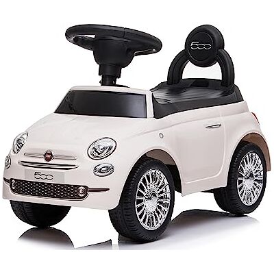 Mondial Toys Primi Passi Macchinina Cavalcabile Fiat 500 per Bambini da 12 a 36 Mesi con Suoni e Clacson Sistema Antiribaltamento Vano Portaoggetti Schienale Gioco per Imparare a Camminare (Bianco) Mondial Toys Primi Passi Macchinina Cavalcabile Fiat 500 per Bambini da 12 a 36 Mesi con Suoni e Clacson Sistema Antiribaltamento Vano Portaoggetti Schienale Gioco per Imparare a Camminare (Bianco)