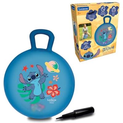 Lexibook , Stitch Pallone Gonfiabile con Palline Luminose e Colorate Integrate, Pompa a Mano Inclusa, plastica sicura e Resistente, Blu, Lexibook , Stitch Pallone Gonfiabile con Palline Luminose e Colorate Integrate, Pompa a Mano Inclusa, plastica sicura e Resistente, Blu,