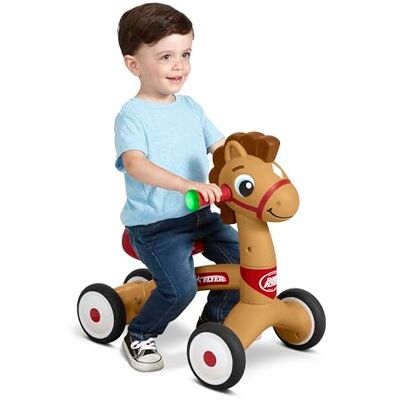 Radio Flyer Lil' Racers: Percy il Pony, giocattolo cavalcabile per bambini da 1 a 3 anni Radio Flyer Lil' Racers: Percy il Pony, giocattolo cavalcabile per bambini da 1 a 3 anni