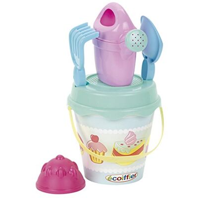 Ecoiffier – – Gioco di Plein Air – Secchio décor délices – Garni – 16 cm Ecoiffier – – Gioco di Plein Air – Secchio décor délices – Garni – 16 cm