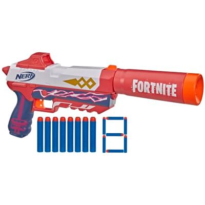 Nerf Fortnite, blaster SP-Drift OG, caricatore interno da 3 dardi, 8 dardi Elite in gommapiuma, canna rimovibile, regali per bambini e bambine dagli 8 anni in su Nerf Fortnite, blaster SP-Drift OG, caricatore interno da 3 dardi, 8 dardi Elite in gommapiuma, canna rimovibile, regali per bambini e bambine dagli 8 anni in su