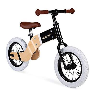 Janod Bicicletta Senza Pedali in Legno e Metallo Deluxe Look Nordico Retrò Apprendimento dell’Equilibrio e dell’Autonomia Sella Regolabile, Pneumatici Gonfiabili A Partire da 3 Anni, J03281 Janod Bicicletta Senza Pedali in Legno e Metallo Deluxe Look Nordico Retrò Apprendimento dell’Equilibrio e dell’Autonomia Sella Regolabile, Pneumatici Gonfiabili A Partire da 3 Anni, J03281
