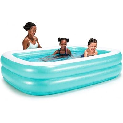 Bestway -2 Piscina rettangolare per bambini Acquamarina da 2 metri Bestway -2 Piscina rettangolare per bambini Acquamarina da 2 metri
