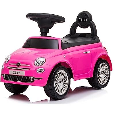 Mondial Toys Primi Passi Macchinina Cavalcabile Fiat 500 per Bambini da 12 a 36 Mesi con Suoni e Clacson Sistema Antiribaltamento Vano Portaoggetti Schienale Gioco per Imparare a Camminare (Rosa) Mondial Toys Primi Passi Macchinina Cavalcabile Fiat 500 per Bambini da 12 a 36 Mesi con Suoni e Clacson Sistema Antiribaltamento Vano Portaoggetti Schienale Gioco per Imparare a Camminare (Rosa)