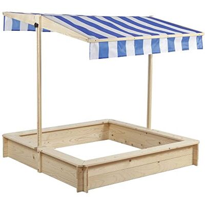 John Sabbiera naturale con tetto bianco-blu John Sabbiera naturale con tetto bianco-blu