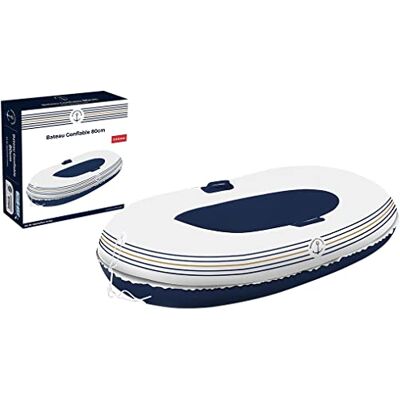 Blue Sky Barca della Marina Nazionale Gonfiabile Bianco Plastica 80 cm x 40 cm Giocattolo per Bambini Salvagente Licenza Ufficiale A partire dai 3 anni Blue Sky Barca della Marina Nazionale Gonfiabile Bianco Plastica 80 cm x 40 cm Giocattolo per Bambini Salvagente Licenza Ufficiale A partire dai 3 anni