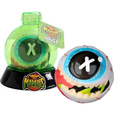 Bizak Madballs Pozione Magica, Palline Mostruose con Design Raccapricciante, saltano fino a 3 m, Barca Verde Palla Bianca, 6 Creature da collezionare, + 4 anni, () Bizak Madballs Pozione Magica, Palline Mostruose con Design Raccapricciante, saltano fino a 3 m, Barca Verde Palla Bianca, 6 Creature da collezionare, + 4 anni, ()