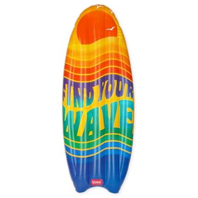 Legami Materassino Mare Gonfiabile, Materassino Gonfiabile Singolo, a Forma di Tavola da Surf, 2 Camere ad Aria, Include Toppa Autoadesiva, Supporta Fino a 90 Kg, 80 x 173 cm, Waves Legami Materassino Mare Gonfiabile, Materassino Gonfiabile Singolo, a Forma di Tavola da Surf, 2 Camere ad Aria, Include Toppa Autoadesiva, Supporta Fino a 90 Kg, 80 x 173 cm, Waves