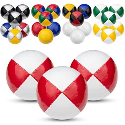 Juggle Dream Set di 3 Palline da Giocoleria Professionali, con Video di Apprendimento Online, Perfette per Principianti ed Esperti Juggle Dream Set di 3 Palline da Giocoleria Professionali, con Video di Apprendimento Online, Perfette per Principianti ed Esperti
