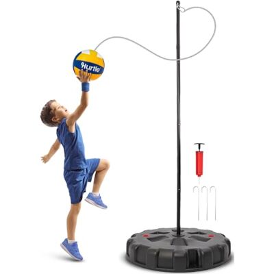 Hurtle Gioco di Tetherball con Palla e Corda, Base Pesante e Palo Regolabile 1,2–2,7 m, Gioco da Esterno Bambini, Giochi Adolescenti per Prato, Patio e Giochi per Bambini all’Aperto Hurtle Gioco di Tetherball con Palla e Corda, Base Pesante e Palo Regolabile 1,2–2,7 m, Gioco da Esterno Bambini, Giochi Adolescenti per Prato, Patio e Giochi per Bambini all’Aperto