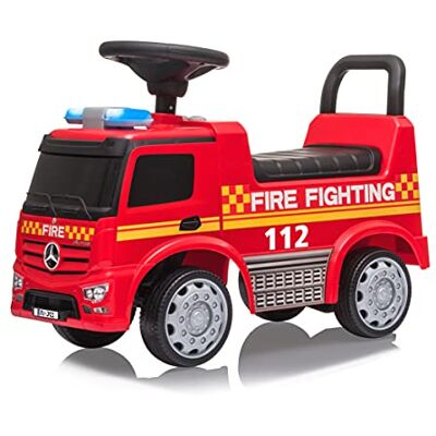 JAMARA Push-Car Mercedes-Benz Antos Camion dei Pompieri – Protezione Antiribaltamento, Luci LED, Spazio sotto il Sedile, Sirena, Clacson JAMARA Push-Car Mercedes-Benz Antos Camion dei Pompieri – Protezione Antiribaltamento, Luci LED, Spazio sotto il Sedile, Sirena, Clacson