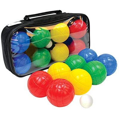 Schildkröt Fun Boccia Set, 4x2 Palline di Plastica, 1x Pallina da Tiro, in una Borsa da Trasporto con Cerniera, Schildkröt Fun Boccia Set, 4x2 Palline di Plastica, 1x Pallina da Tiro, in una Borsa da Trasporto con Cerniera,