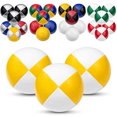 Juggle Dream Set di 3 Palline da Giocoleria Professionali, con Video di Apprendimento Online, Perfette per Principianti ed Esperti Juggle Dream Set di 3 Palline da Giocoleria Professionali, con Video di Apprendimento Online, Perfette per Principianti ed Esperti