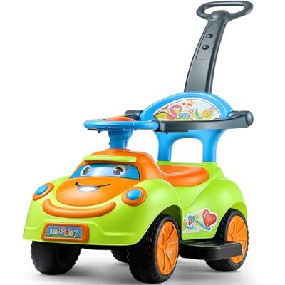 VEVOR Macchinina a Spinta Giocattolo Auto per Bambini, Capacità 25 kg, con Spondina di Sicurezza, Maniglia, Macchina Cavalcabile per Bambini per Sviluppo Muscolare ed Equilibrio VEVOR Macchinina a Spinta Giocattolo Auto per Bambini, Capacità 25 kg, con Spondina di Sicurezza, Maniglia, Macchina Cavalcabile per Bambini per Sviluppo Muscolare ed Equilibrio