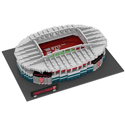 FOCO Con licenza ufficiale Arsenal FC Emirates modello di stadio BRXLZ da costruire con mattoncini 3D FOCO Con licenza ufficiale Arsenal FC Emirates modello di stadio BRXLZ da costruire con mattoncini 3D