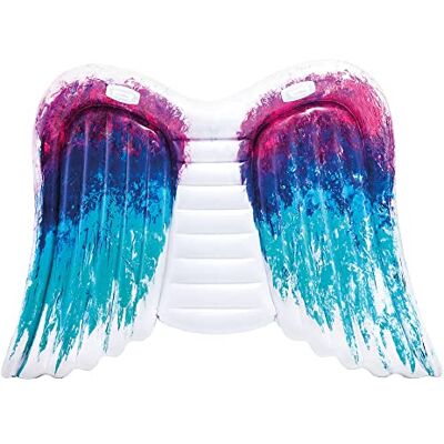 Intex Materassino Gonfiabile Mare Angel, Vinile, Multicolore, 216x155x20 cm Intex Materassino Gonfiabile Mare Angel, Vinile, Multicolore, 216x155x20 cm