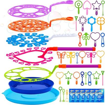 JOYIN Grande Set Bacchette per Bolle Giganti, Vassoio Bulk, Giochi Estivi, Feste di Completanno JOYIN Grande Set Bacchette per Bolle Giganti, Vassoio Bulk, Giochi Estivi, Feste di Completanno