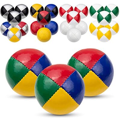 Juggle Dream Set di 3 Palline da Giocoleria Professionali, con Video di Apprendimento Online, Perfette per Principianti ed Esperti Juggle Dream Set di 3 Palline da Giocoleria Professionali, con Video di Apprendimento Online, Perfette per Principianti ed Esperti