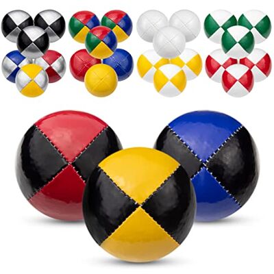 Juggle Dream Set di 3 Palline da Giocoleria Professionali, con Video di Apprendimento Online, Perfette per Principianti ed Esperti Juggle Dream Set di 3 Palline da Giocoleria Professionali, con Video di Apprendimento Online, Perfette per Principianti ed Esperti