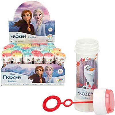 Disney Frozen Standard , Bolle di Sapone, 60 ml, Confezione da 36 Disney Frozen Standard , Bolle di Sapone, 60 ml, Confezione da 36