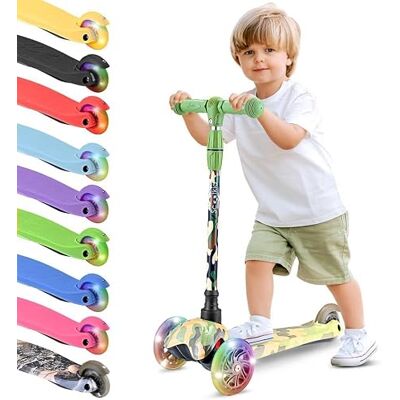Hurtle Monopattino per bambini con sedile pieghevole, monopattino a 3 ruote con altezza regolabile, pedana antiscivolo, luci lampeggianti, per ragazzi/ragazze da 1 a 12 anni, viola Hurtle Monopattino per bambini con sedile pieghevole, monopattino a 3 ruote con altezza regolabile, pedana antiscivolo, luci lampeggianti, per ragazzi/ragazze da 1 a 12 anni, viola