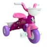 INJUSA Triciclo Bambini Minnie Mouse Primi Passi, per Bambini da 1 a 3 Anni, con Cestino Anteriore e Posteriore Portagiochi, Colore Rosa