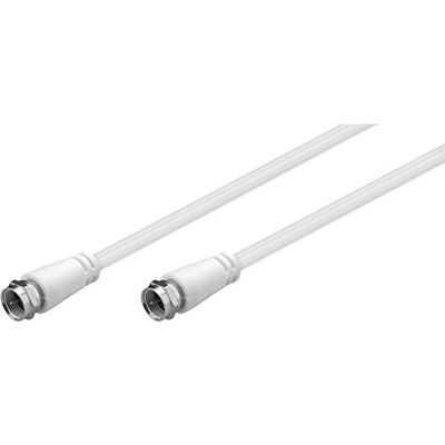 goobay 66622 Cavo antenna SAT (classe A >85 dB) schermatura doppia Spina F > Spina F (schermatura completa 100 %) goobay 66622 Cavo antenna SAT (classe A >85 dB) schermatura doppia Spina F > Spina F (schermatura completa 100 %)