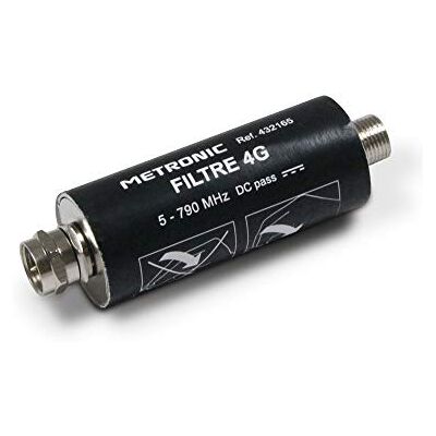 Metronic Filtro da interno 4g lte mas/fem spina a F -432165 Metronic Filtro da interno 4g lte mas/fem spina a F -432165