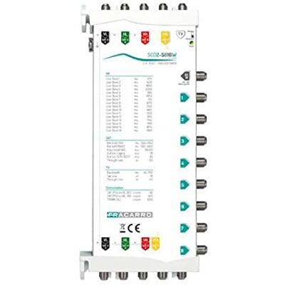 FRACARRO MULTISWITCH SCD2-5816W 5 INGRESSI E 8 USCITE 271179 FRACARRO MULTISWITCH SCD2-5816W 5 INGRESSI E 8 USCITE 271179
