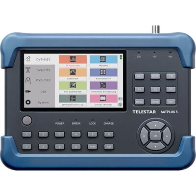 TELESTAR SATPLUS 5 – Misuratore SAT con immagine TV in diretta TELESTAR SATPLUS 5 – Misuratore SAT con immagine TV in diretta