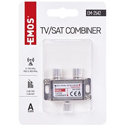 EMOS connettore del segnale e antenna satellitare TV/SAT EMOS connettore del segnale e antenna satellitare TV/SAT