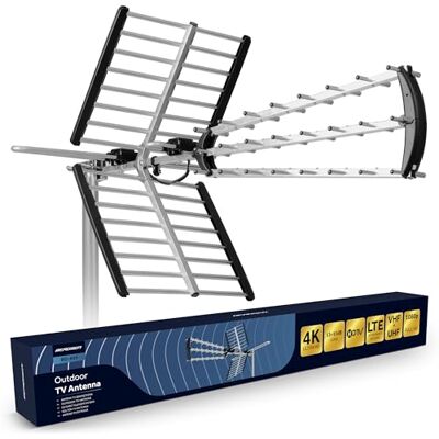 Berdsen DVBT2 Antenna con amplificatore interno 13-15 dB Portata fino a 80 km Antenna esterna esterna esterna Filtro LTE Full HD Ultra HD 4K Berdsen DVBT2 Antenna con amplificatore interno 13-15 dB Portata fino a 80 km Antenna esterna esterna esterna Filtro LTE Full HD Ultra HD 4K