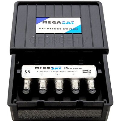 Megasat DiSEqC 4/1 DiSEqC Interruttore 4 (4 SAT/0 terrestre) 4 Megasat DiSEqC 4/1 DiSEqC Interruttore 4 (4 SAT/0 terrestre) 4